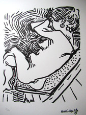 HENRI MATISSE: Schöne Lithographie limitiert auf 75 Exemplare, signiert 50x70cm