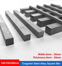 Wolfram Stahl Flachstange Flachmaterial Drehwerkzeug Vierkantleisten 100-200mm
