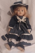 Porzellanpuppe gebraucht ca 40 cm