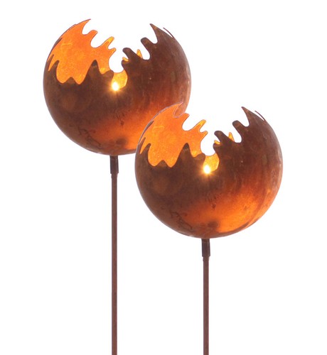 Metall rost feuer ball - metall,