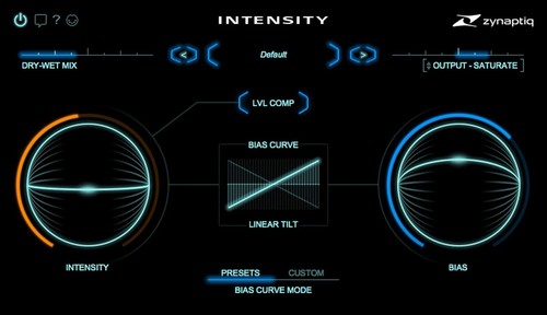 Zynaptiq intensity plugin - intensity,