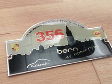 Porsche 356 Classic Bern 1999 Plakette Emblem Kühlergrill Grillbadge
