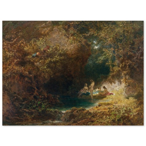 Franz carl spitzweg badende - spitzweg,,
