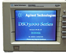 Agilent DSO3062A, Dual Channel Oscilloscope 60 MHz, 1GSa/s, color Display, used