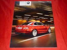 BMW 1er E82 Coupe 125i 135i 120d 123d Prospekt Brochure Depliant Folleto 2008