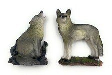Polyresin Figur heulender Wolf