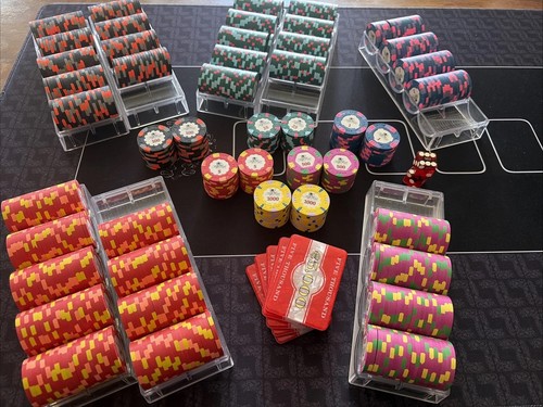 Clay poker chips - poker,