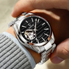 Herren Automatik Armbanduhr