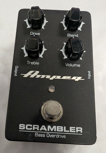 Ampeg scrambler bass overdrive - ampeg,