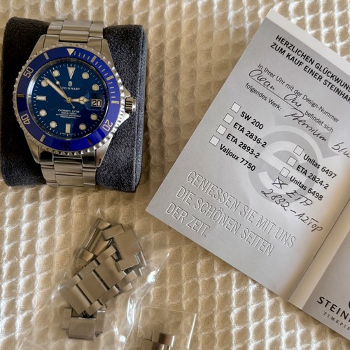 Steinhart ocean one - blau, mit