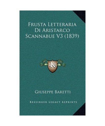 Frusta letteraria aristarco - letteraria,
