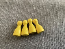 4 Stück Spielfiguren Holz