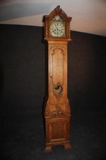 Uhr, Standuhr Barock, Eiche um 1900 mit Glocken Schlag Rokoko Historismus * 2453