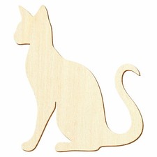 Holz Siamkatze - Deko Basteln