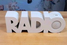 Radio Design Schriftzug 70er
