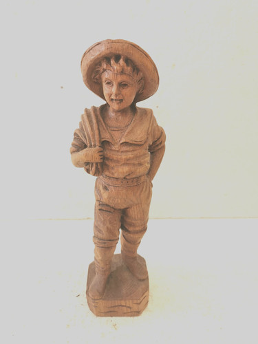 Holzfigur junger mann cm - holzfigur,