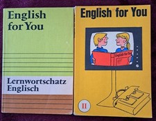 English for you Teil II/2 Englisch & Lernwortschatz DDR Schulbuch 
