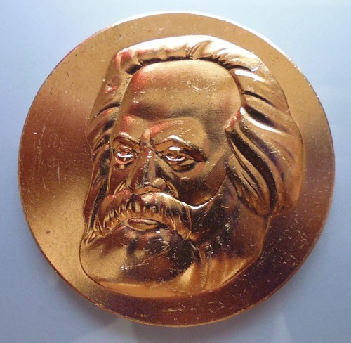 Große plakette karl marx - karl,