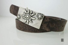 Trachten-Ledergürtel mit 3x