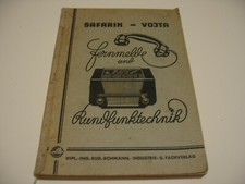 Fernmelde- und Rundfunktechnik Safarik + Vojta von 1949 Katalog VINTAGE Radio
