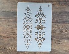 Schablone Florale Bordüre ST-101019 Ornamente Wandtattoo Vintage  Stencil