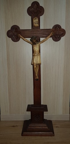 Kruzifix aus holz sehr selten - kruzifix,