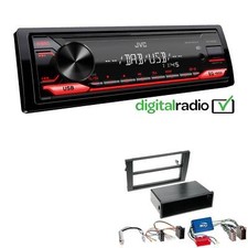 JVC KD-X182DB MP3 DAB+ USB 1-DIN Autoradio für Audi A4 mit Symphony /Navi Plus