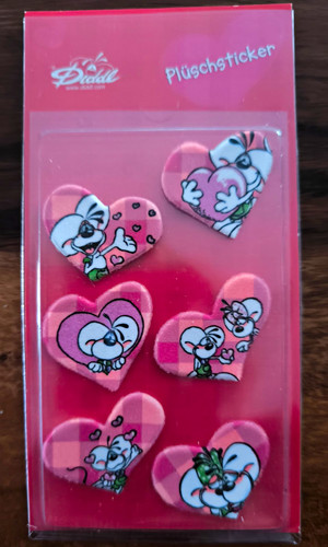 Diddl plüschsticker stück - diddl, 6