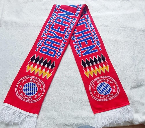 Bayern münchen schal retro - bayern,