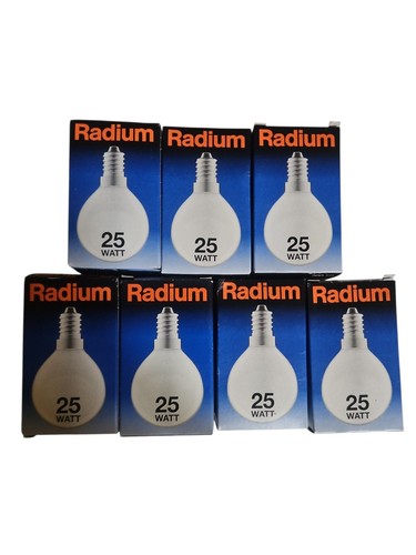 Radium 25w e14 kugellampe - 7x,