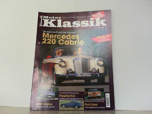 Motor klassik heft 1998 - klassik., 12/