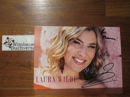 Original autogramm laura - autogramm, wilde