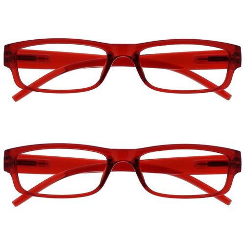 Lesebrille rot 2er pack - lesebrille, +3.50