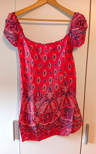 Damen carmen bluse l - gr.,