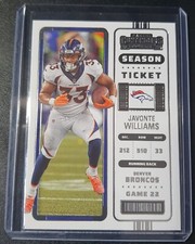 Javonte Williams - Contenders Football 2022 - Denver Broncos - Season Ticket
