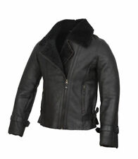 Schaffell Jacke Fliegerjacke