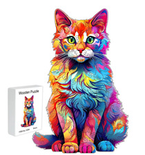 Kniffliges Holzpuzzle Wooden