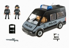 Playmobil Polizei-Mannschaftswagen mit Licht und Sound (6043)
