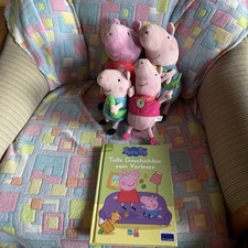 Peppa Pig Plüsch Familie Mit Buch