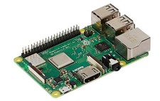 Raspberry Pi – 3 Modell B+ Board, 1GB RAM, WLAN, Bluetooth, 64Bit, GPIO, HDMI