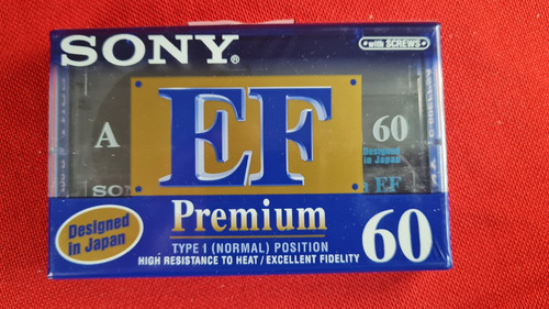 Audiokassette sony ef - ►, 60