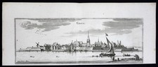 1650 - Grave Holland gravure Kupferstich Merian engraving