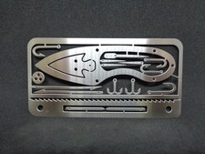 Survival Karte Survival Card - Messer Notfall-Werkzeuge aus 301 Edelstahl