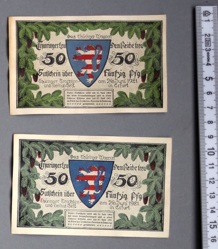 Notgeld gutschein - notgeld,