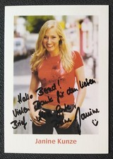 11378 Janine Kunze Autogrammkarte original signiert