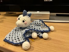 Schnuffeltuch Schmusetuch Baby Geschenk Dino Drache Amigurumi Handmade DIY 