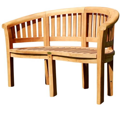 Teak bananenbank 120cm - bananenbank,