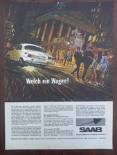 Saab V4, weiß, Werbung advert pubblicità Reklame, 1968