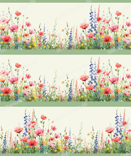 Wandborduere blumen - wandborduere,