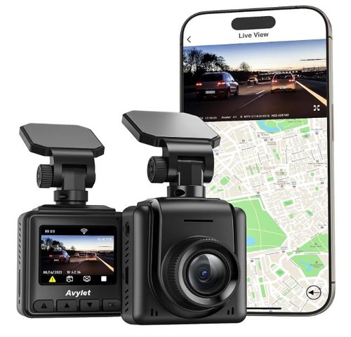 Dashcam auto wifi - wifi, 2k,